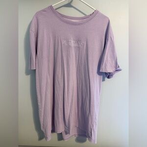 PacSun Light Purple Short Sleeve Tee